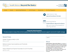 Tablet Screenshot of healthreformbeyondthebasics.org